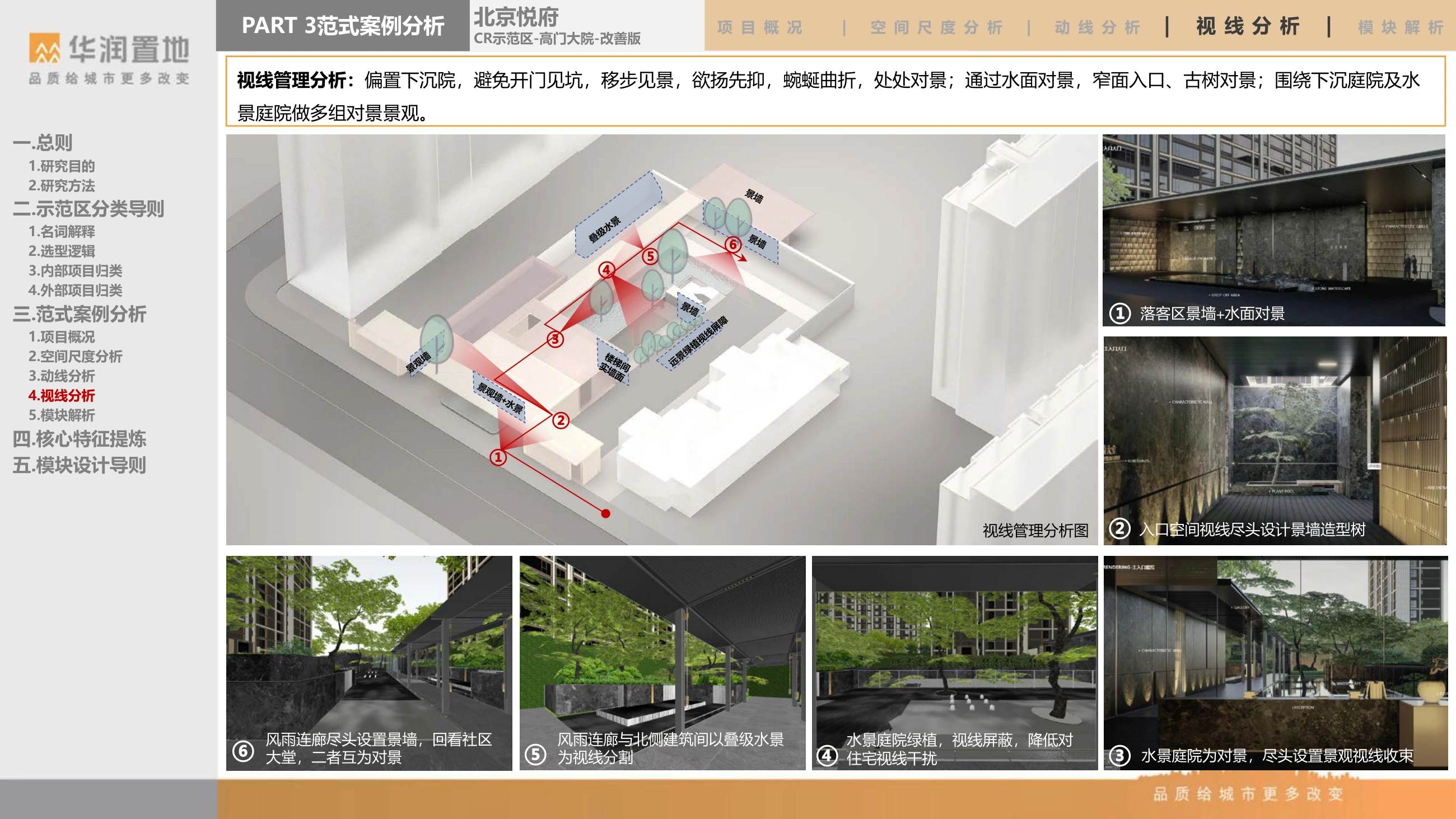 视线管理与场景对应