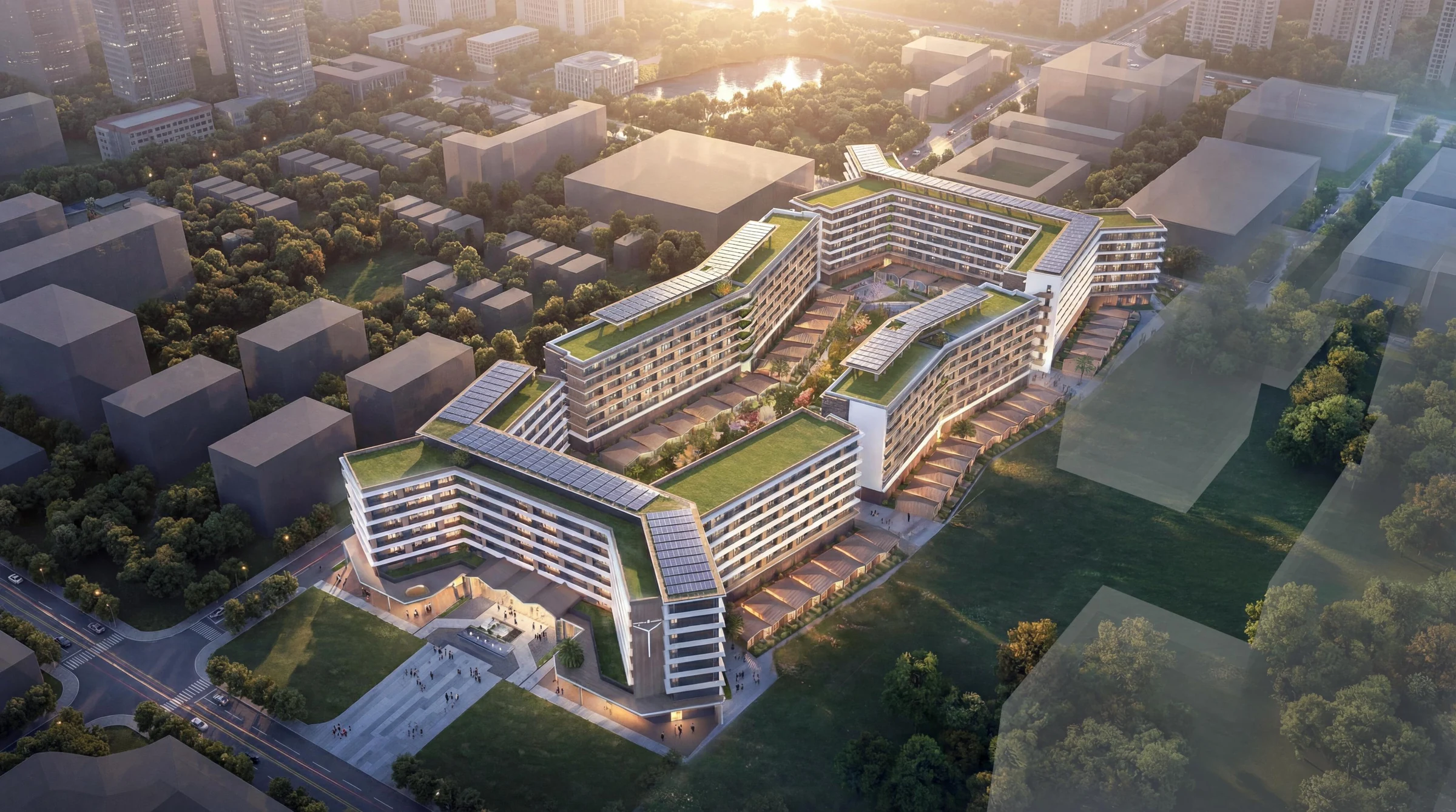 漫光里 · 建筑围合与共享庭院